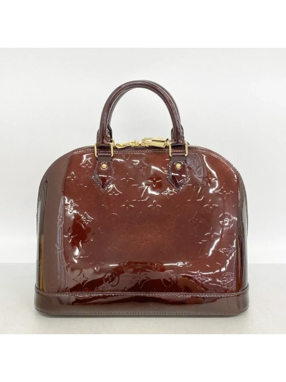 Louis Vuitton Handbag Vernis Alma PM Amaranto